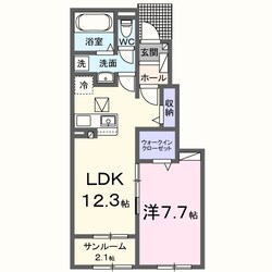 ラメール　シエルIIの物件間取画像